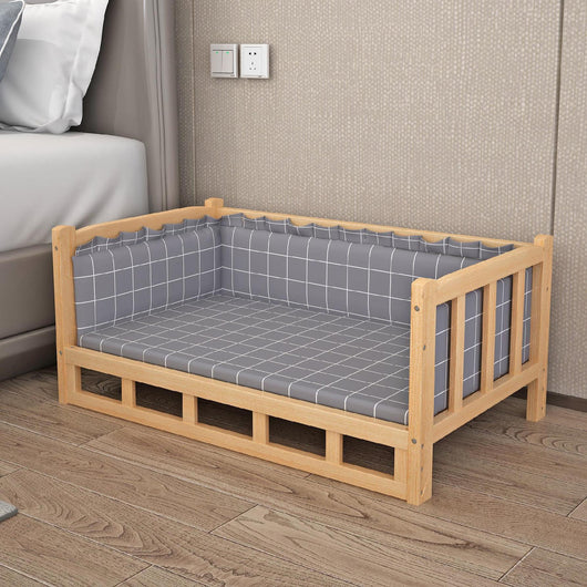 Cama de Madera para Perros - Diseño Veraniego Elevado - Image 20