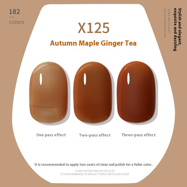 Esmalte UV Nude Transparente Cherry Red White - Image 3