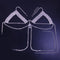 Rhinestone Chest Chain Fashion Nightclub Full Of Diamonds Plateado