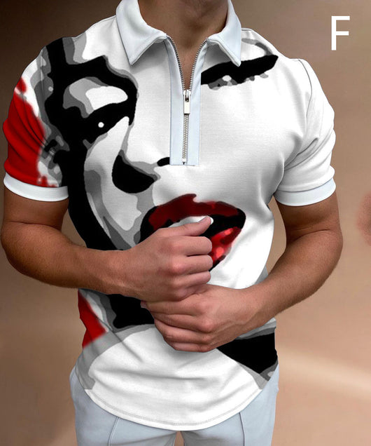 Camiseta Estampada Artística para Hombre - Diseño Urbano Manga Corta - Image 7