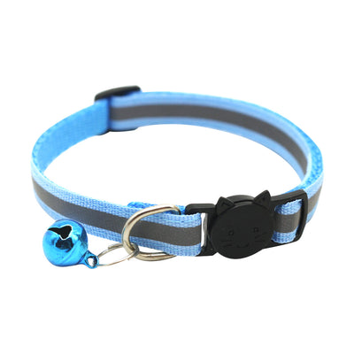 Collar Reflectante para Gatos con Campana y Diseño Colorido - Image 11