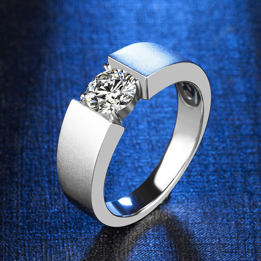 Anillo de Moissanita para Hombre - Diseño Elegante y Moderno - Image 6