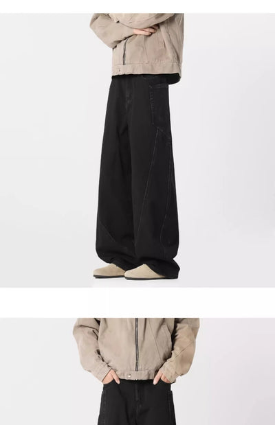 Pantalones Cargo Vaqueros Lavados Estilo Americano - Image 17