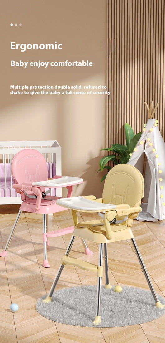 Silla de Comer Multifuncional Plegable para Niños - Image 33