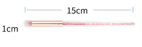 Brocha de Maquillaje Efecto Arenas Movedizas Rosa - Image 16