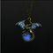 Glowing Dragon Pendant Necklace 03