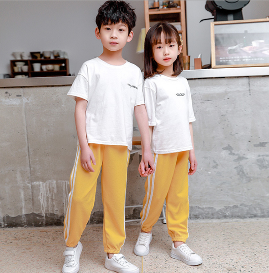 Pantalones deportivos holgados de seda de hielo para niños - Image 8
