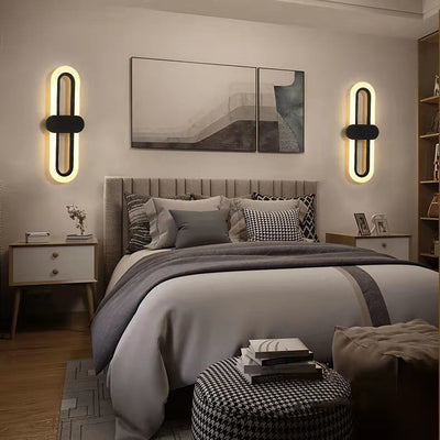 Lámpara LED Ovalada de Acrílico para Pared - Iluminación Moderna de Dormitorio - Image 10