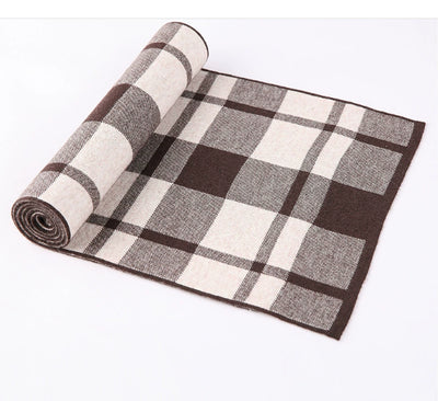 Bufanda de Lana Cuadros para Hombre - Invierno Cálido y Elegante - Image 23