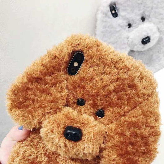 Funda Protectora para Celular con Perrito 3D Suave y Adorable - Image 2