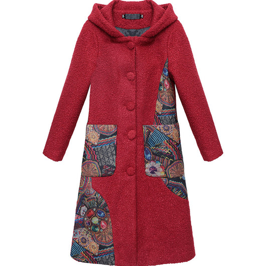 Chaqueta Tweed Entrelazado Mediana para Mujer - Image 2