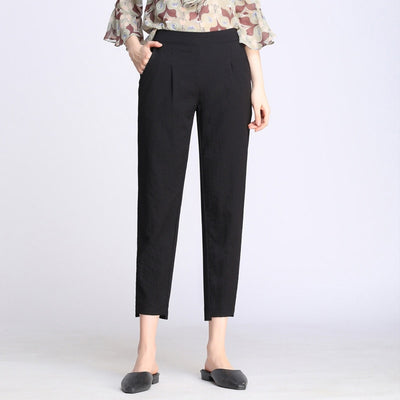 Pantalones Harem Casuales de Corte 7/8 - Image 7