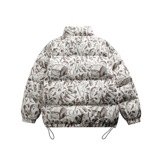 Abrigo Térmico Grueso de Algodón para Hombre - Image 5