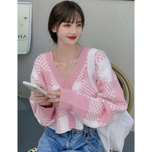 Cardigan Retro Tejido Suelto y Desabotonado - Image 10