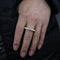 Anillo de Circonita Casual para Hombre - Diseño Minimalista