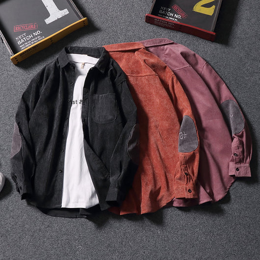 Camisa Suelta de Pana Estilo Japonés - Image 4
