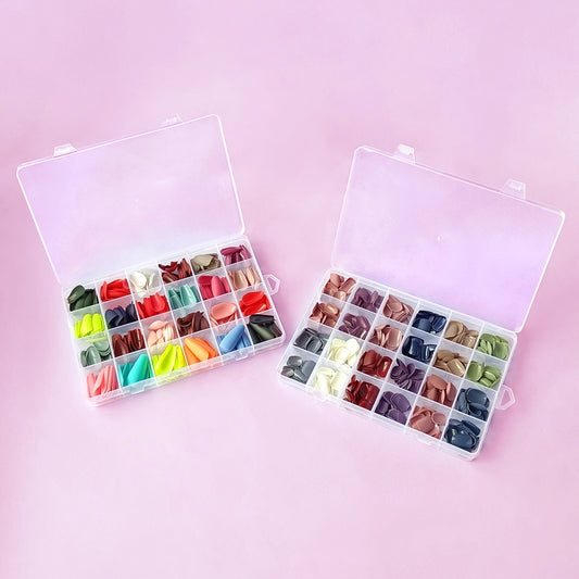 Caja de Almacenamiento Cuadrada para Accesorios de Ballet - Acabado Brillante y Mate