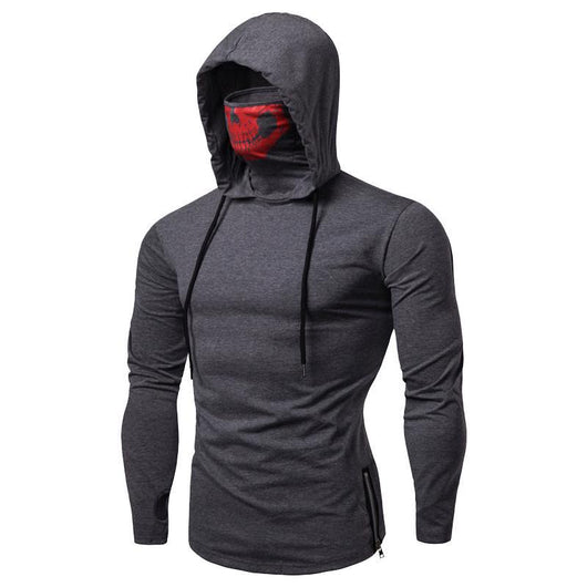 Sudadera Punk con Capucha y Manga Larga