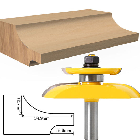 Cuchilla para Puertas de Gabinete 12mm con Bisel Doble Cara R - Image 2