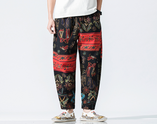 Pantalón Tradicional Chino de Cintura Alta con Detalle de Linterna - Image 10