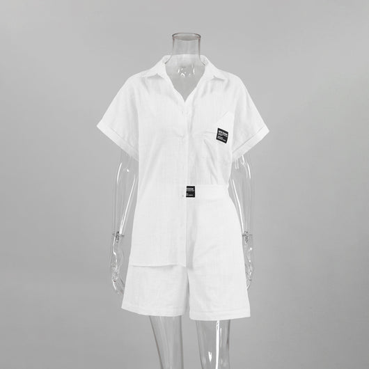 Conjunto Casual Mujer: Blusa Manga Corta y Shorts - Image 15