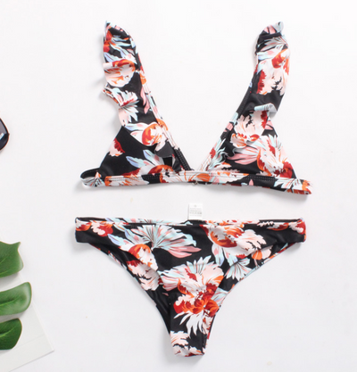 Bikini Brasileño Floral de Talle Alto - Traje de Baño Femenino Premium - Image 5