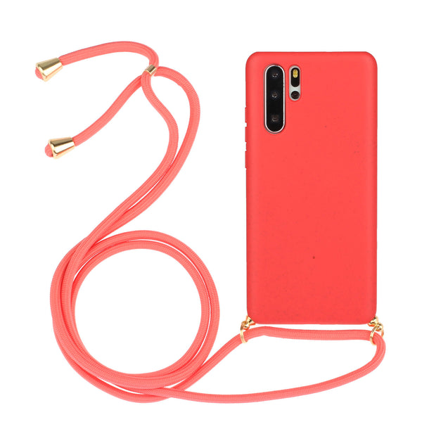 Funda para celular Huawei con correa de trigo