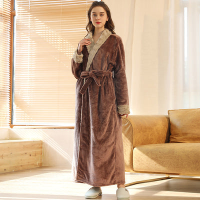 Pijama de Franela Acolchada para Parejas - Diseño Piña Moderno - Image 6