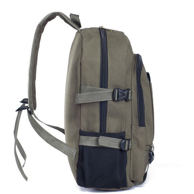 Mochila de Lona para Hombre - Bolsa Escolar Resistente - Image 4