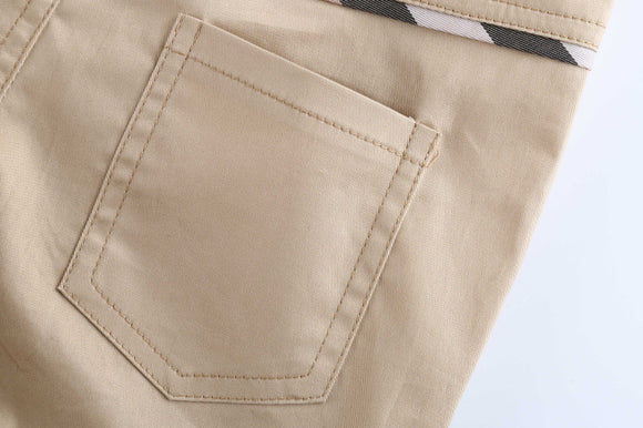 Shorts de Verano Estilo Británico para Niño
