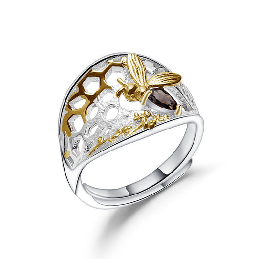 Anillo Ajustable de Diseño Natural con Apertura Flexible - Image 4