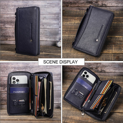 Billetera Multifuncional de Cuero Genuino para Hombre con Compartimentos Premium - Image 2