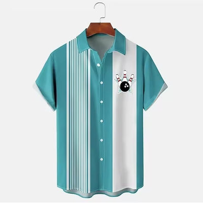 Camisa Bowling Hombre Impresión Digital 3D - Image 20
