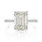 Rectangular Emerald Cut Car Flower Round Pointed Ring Blanco G 5number