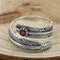 Old Thai Plateado Takahashi Feather Ring Fashion RingOld Thai Plateado Takahashi Feather Ring Fashion Ring 5 Estilo