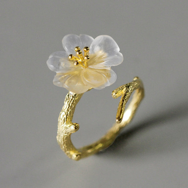 Anillo Rama Floral Artesanal - Image 6