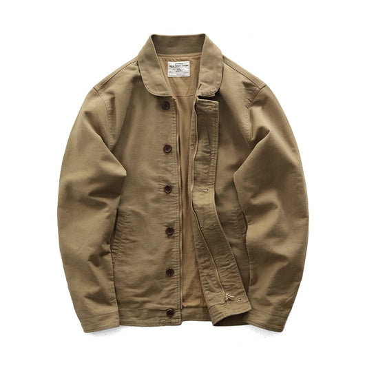 Chaqueta Suelta Retro Casual para Hombre - Estilo Deck Versátil - Image 16