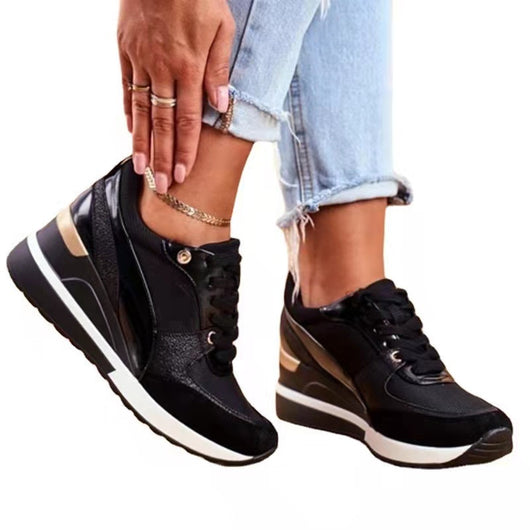 Tenis Plataforma Colorblock con Lentejuelas para Mujer - Image 19