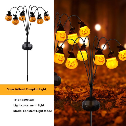 Lámpara Solar LED Calabaza Decorativa para Exterior - Iluminación Navideña para Jardín - Image 5