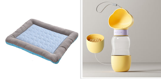 Colchoneta Refrescante para Perros y Gatos - Cama Fresca de Seda de Hielo Azul - Image 20