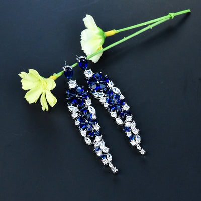 Aretes Largos de Flores con Borlas Elegantes - Image 10
