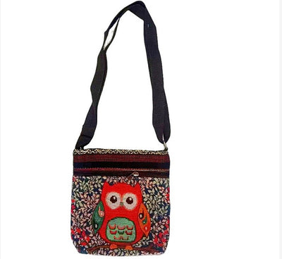 Bolso Bandolera Bordado Étnico con Elefante y Mariposa Estilo Chino - Image 48