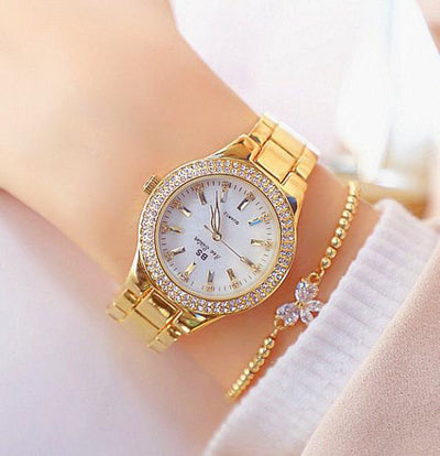 Reloj de Pulsera para Mujer con Cadena Completa de Diamantes - Image 3