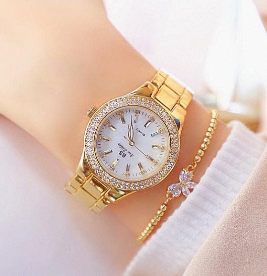 Reloj de Pulsera para Mujer con Cadena Completa de Diamantes - Image 3