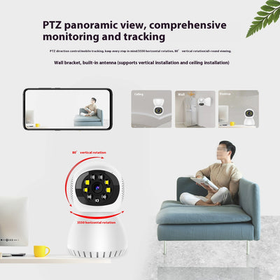 Cámara de Vigilancia WiFi Dual Banda 1080p HD para el Hogar - Image 10