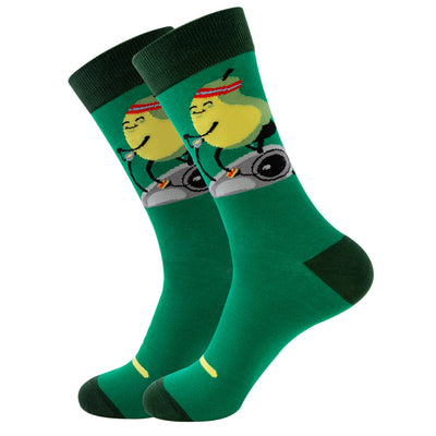Calcetines Geométricos de Frutas para Mujer - Tendencia Urbana - Image 16