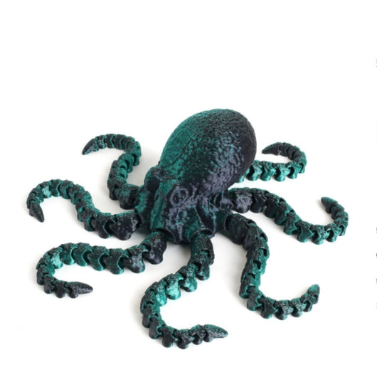 Pulpo Articulado con Impresión Adorable - Juguete Flexible - Image 12