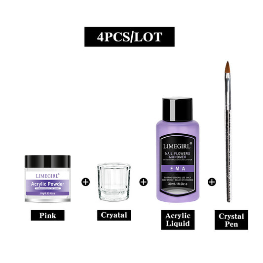 Kit Completo de Polvo Cristal para Extensiones de Uñas - Image 2