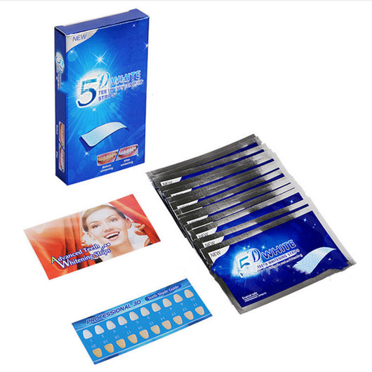 Parches Blanqueadores de Dientes 5D – Caja de 14 Unidades