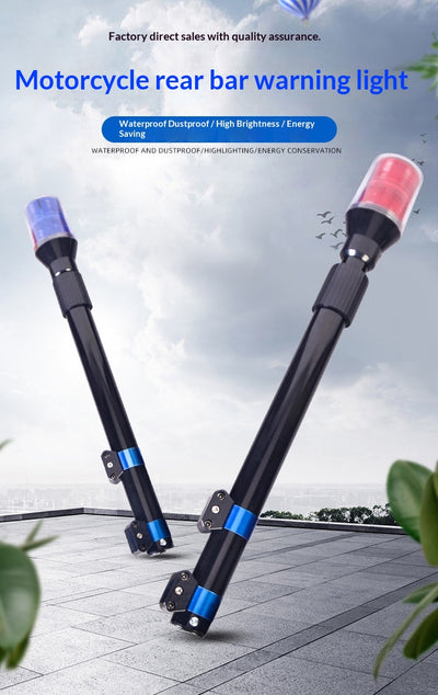 Luz Estroboscópica LED Roja y Azul para Motocicleta Patrol - Image 11